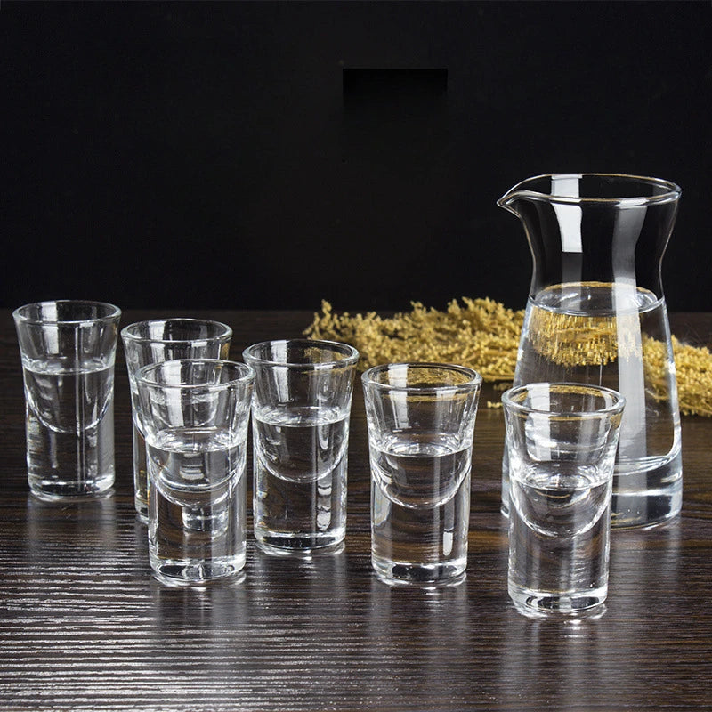Mini Wine Glass Shot Set
