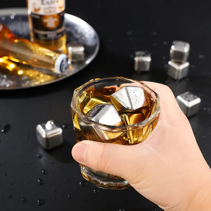 Reusable Stainless Steel Whiskey Stones