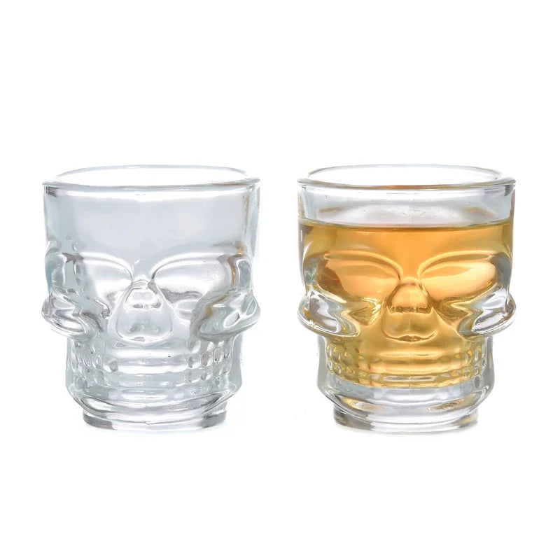Crystal Skull Shot Glass Set