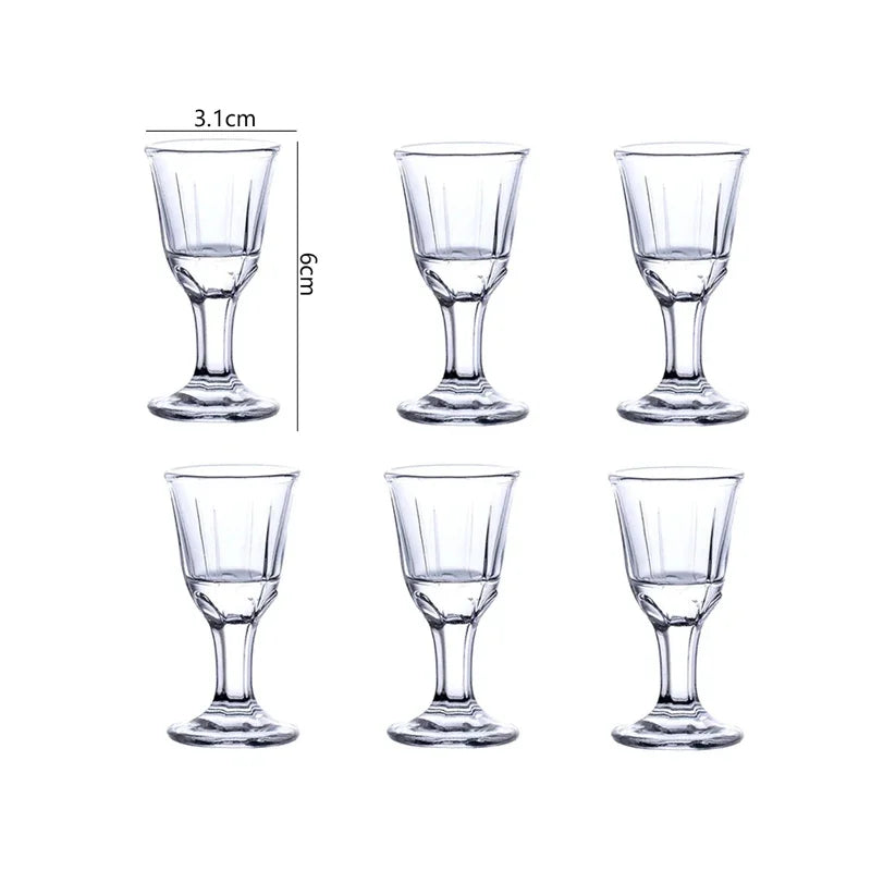 Luxury Transparent Shot Glass Set