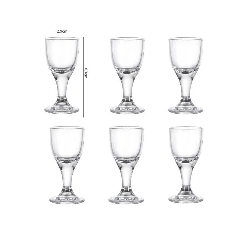 Luxury Transparent Shot Glass Set
