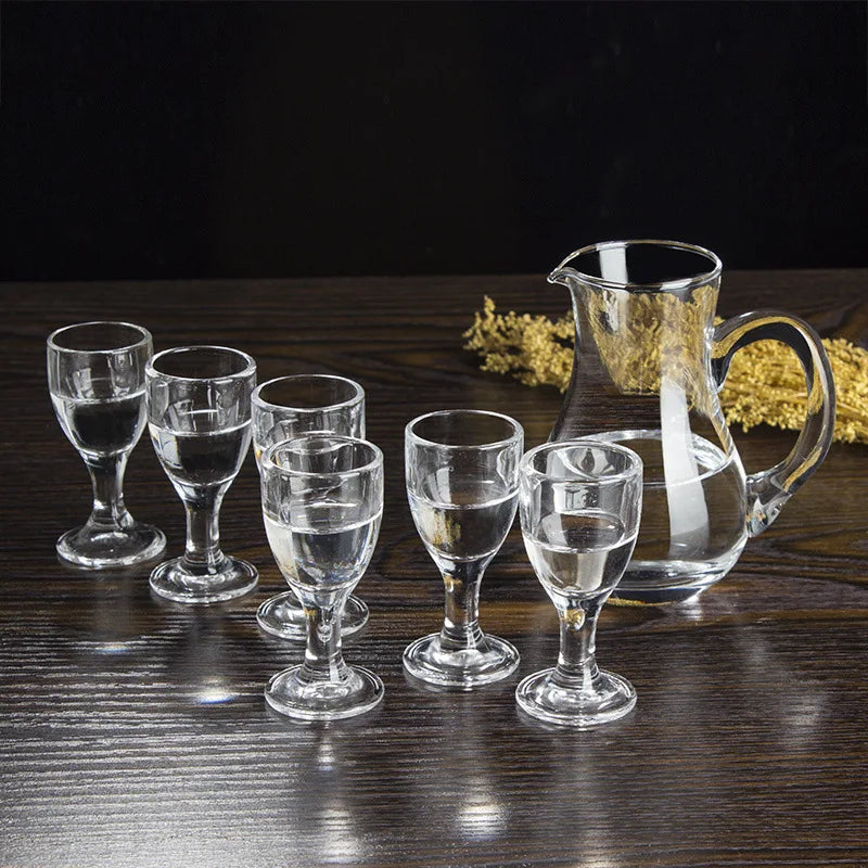 Mini Wine Glass Shot Set
