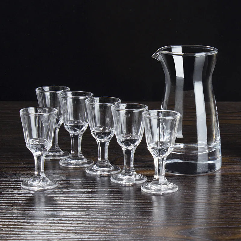 Mini Wine Glass Shot Set