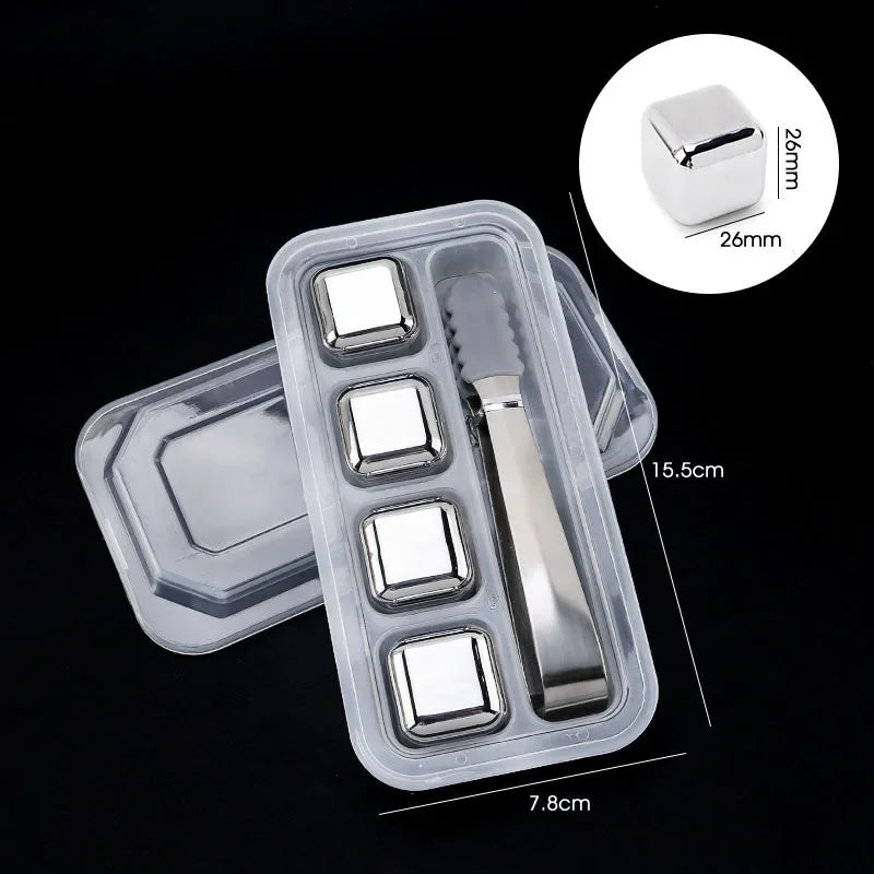 Reusable Stainless Steel Whiskey Stones