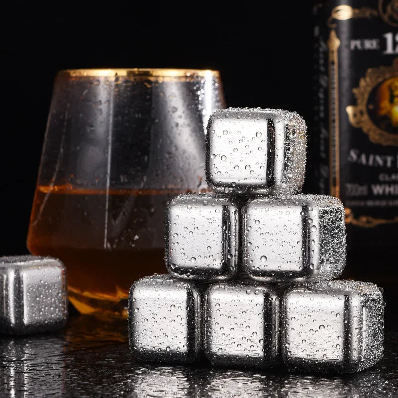 Reusable Stainless Steel Whiskey Stones