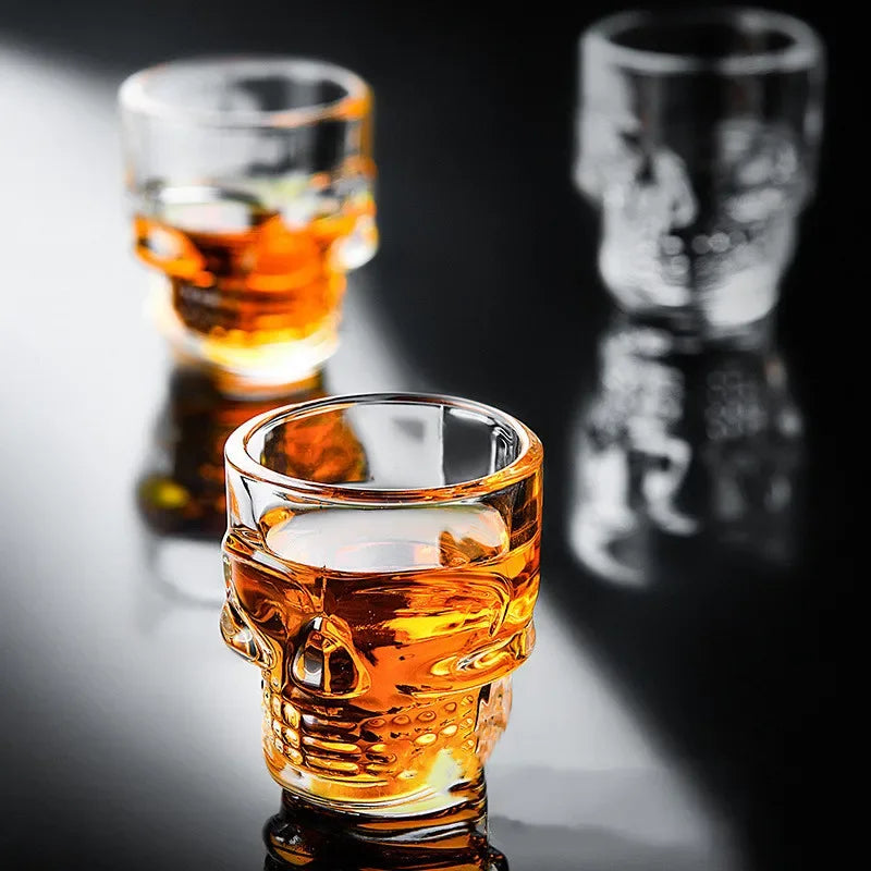 Crystal Skull Shot Glass Set
