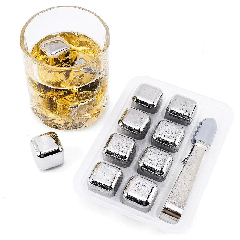 Reusable Stainless Steel Whiskey Stones