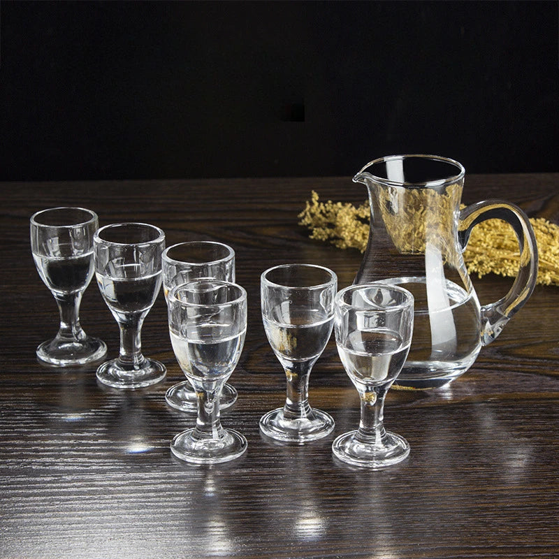 Mini Wine Glass Shot Set