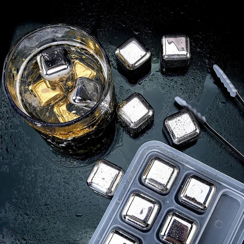 Reusable Stainless Steel Whiskey Stones